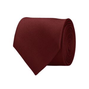 BT Grosgrain Solid Burgundy Tie