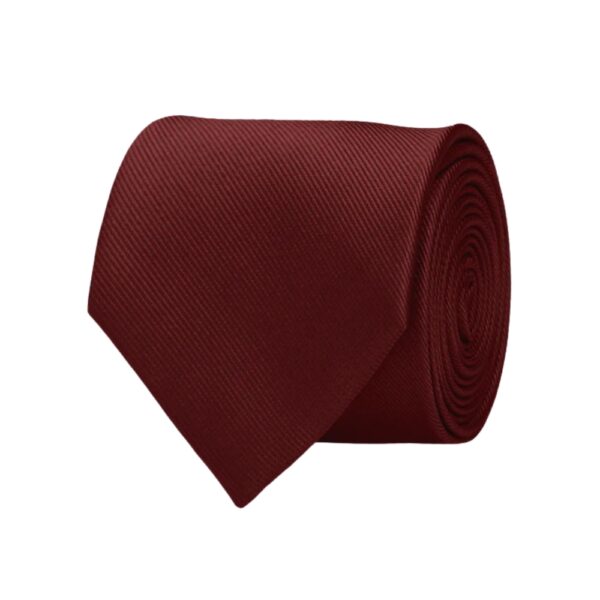 BT Grosgrain Solid Burgundy Tie